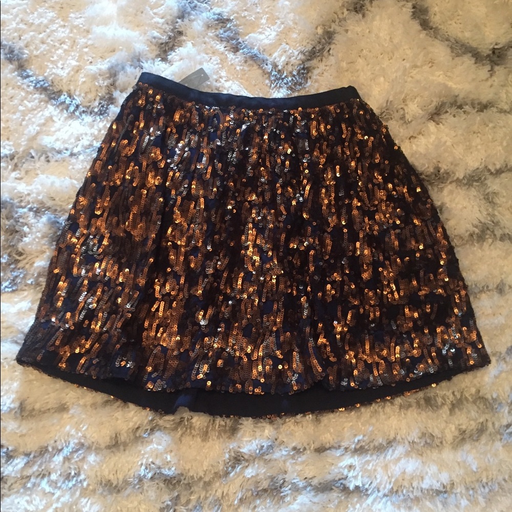 BRAND NEW J Crew sequined skirt